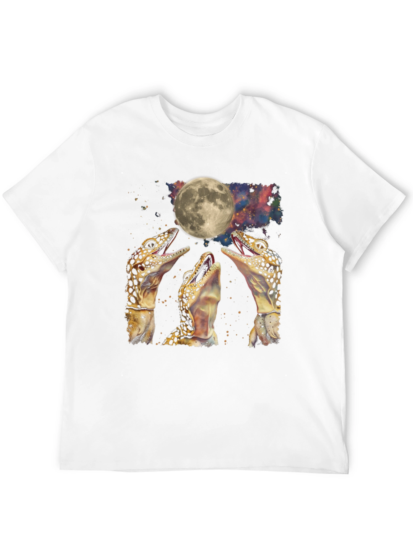 Leopard Gecko Moon Howl T-Shirt