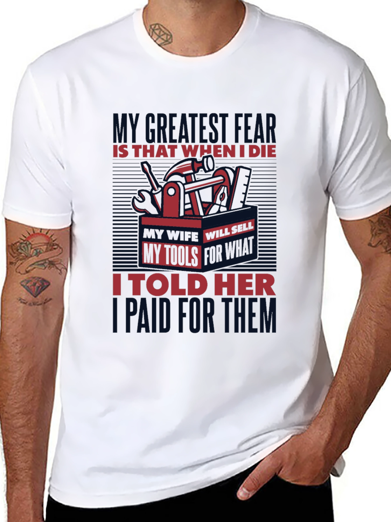Tool Humor Graphic Tee - My Greatest Fear