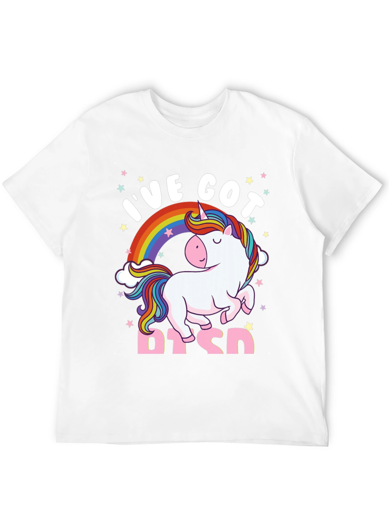 Ive Got PTSD Unicorn Graphic T-Shirt