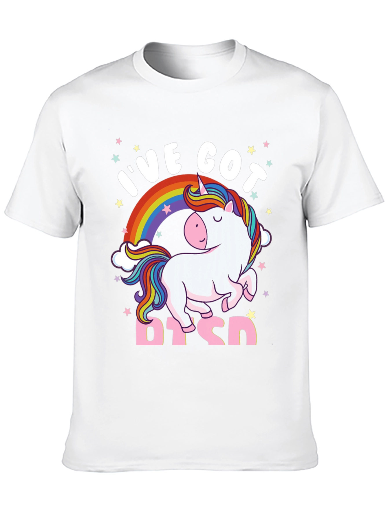 Ive Got PTSD Unicorn Graphic T-Shirt