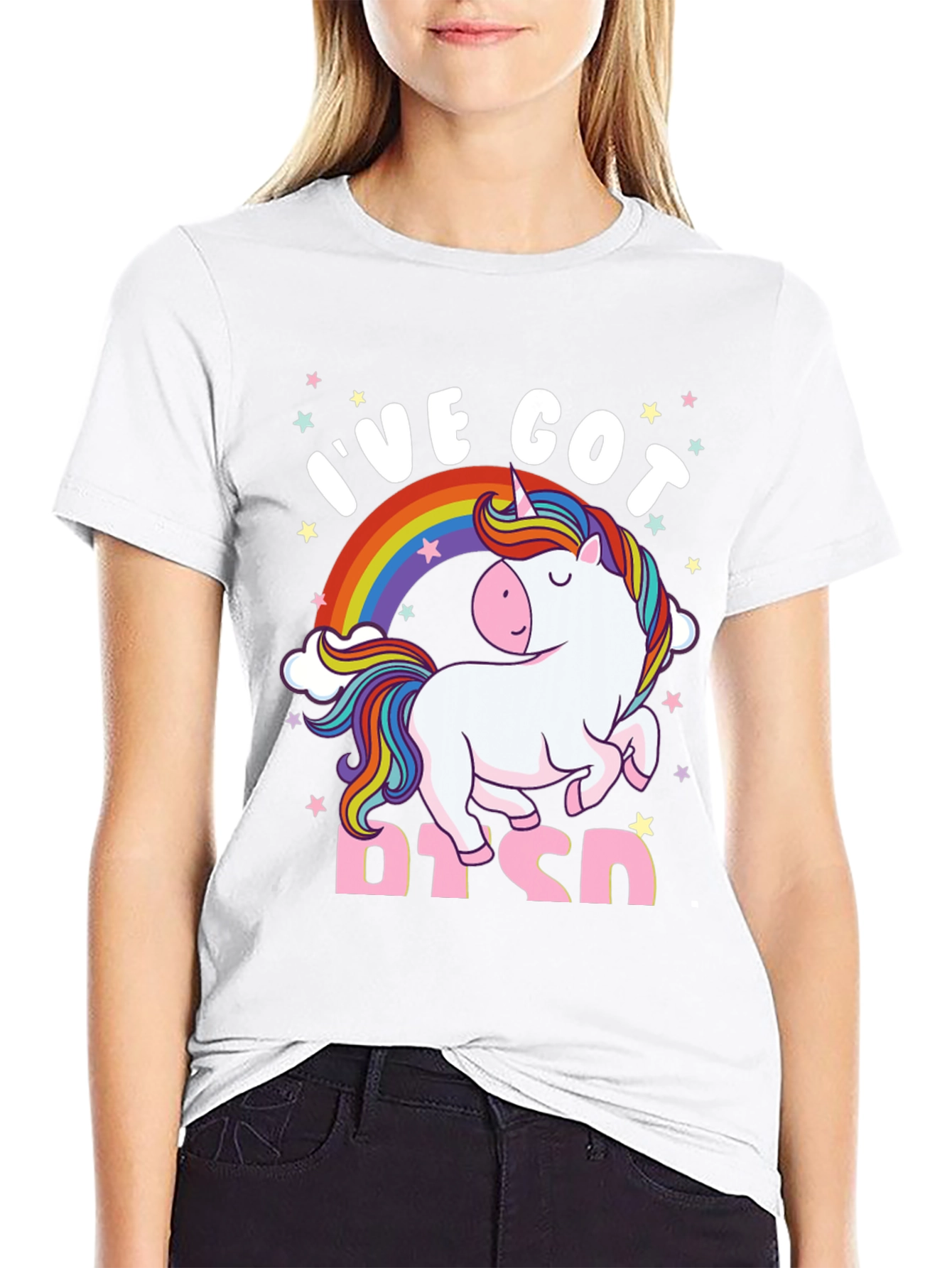 Ive Got PTSD Unicorn Graphic T-Shirt