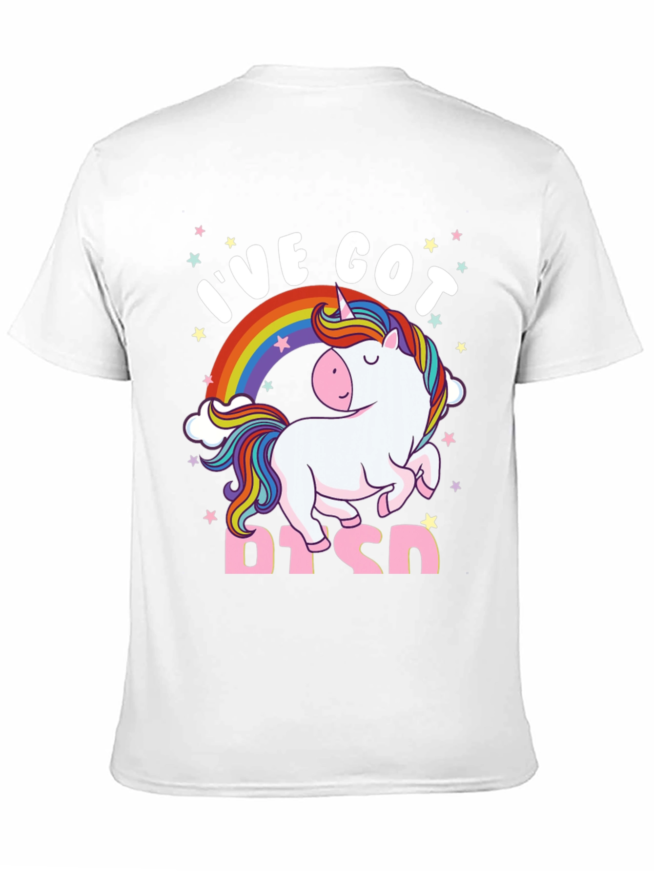 Ive Got PTSD Unicorn Graphic T-Shirt