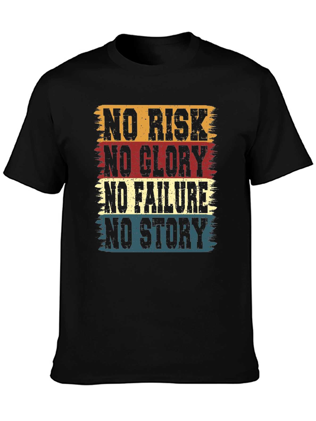No Risk No Glory Mens Graphic Tee