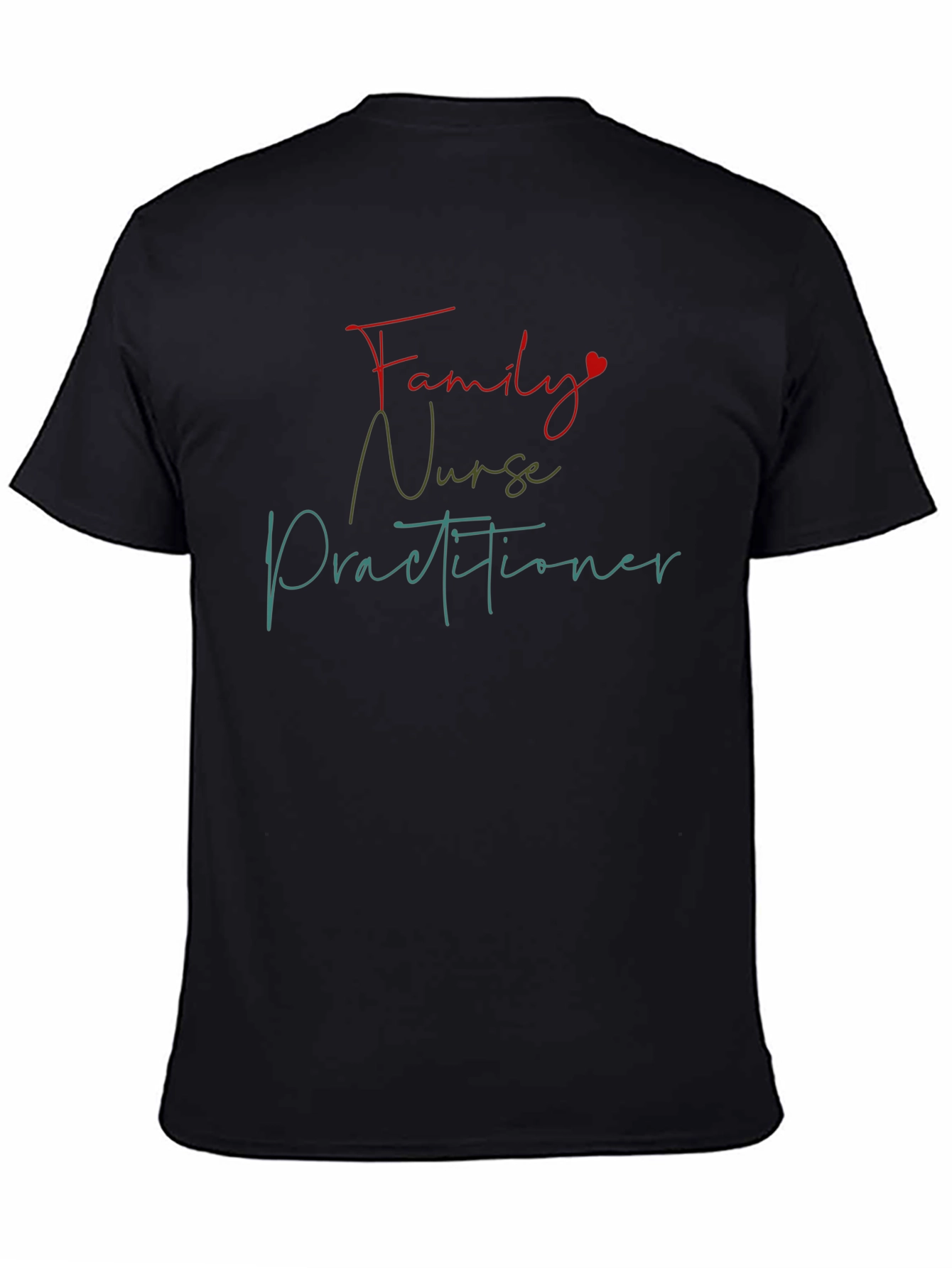 Family Nurse Practitioner T-Shirt - Black