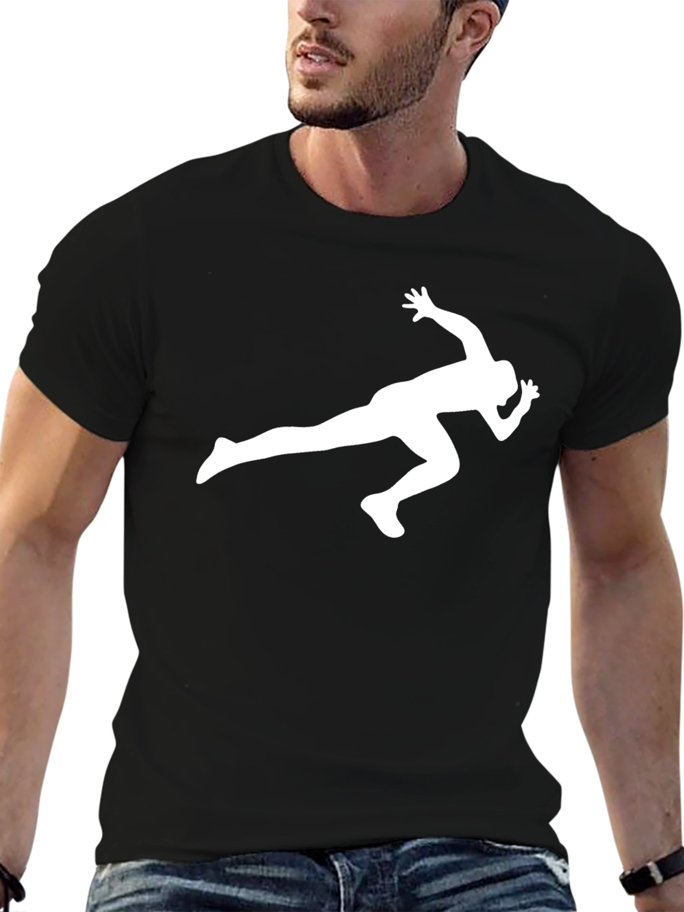 Runner Graphic Tee - Black