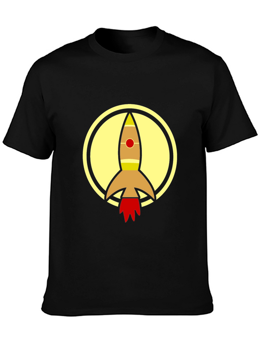 Rocket Circle T-Shirt - Futuristic Design