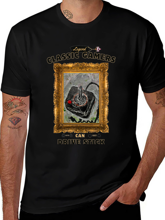 Classic Gamers Drive Stick T-Shirt