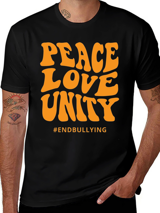 Peace Love Unity T-Shirt - End Bullying