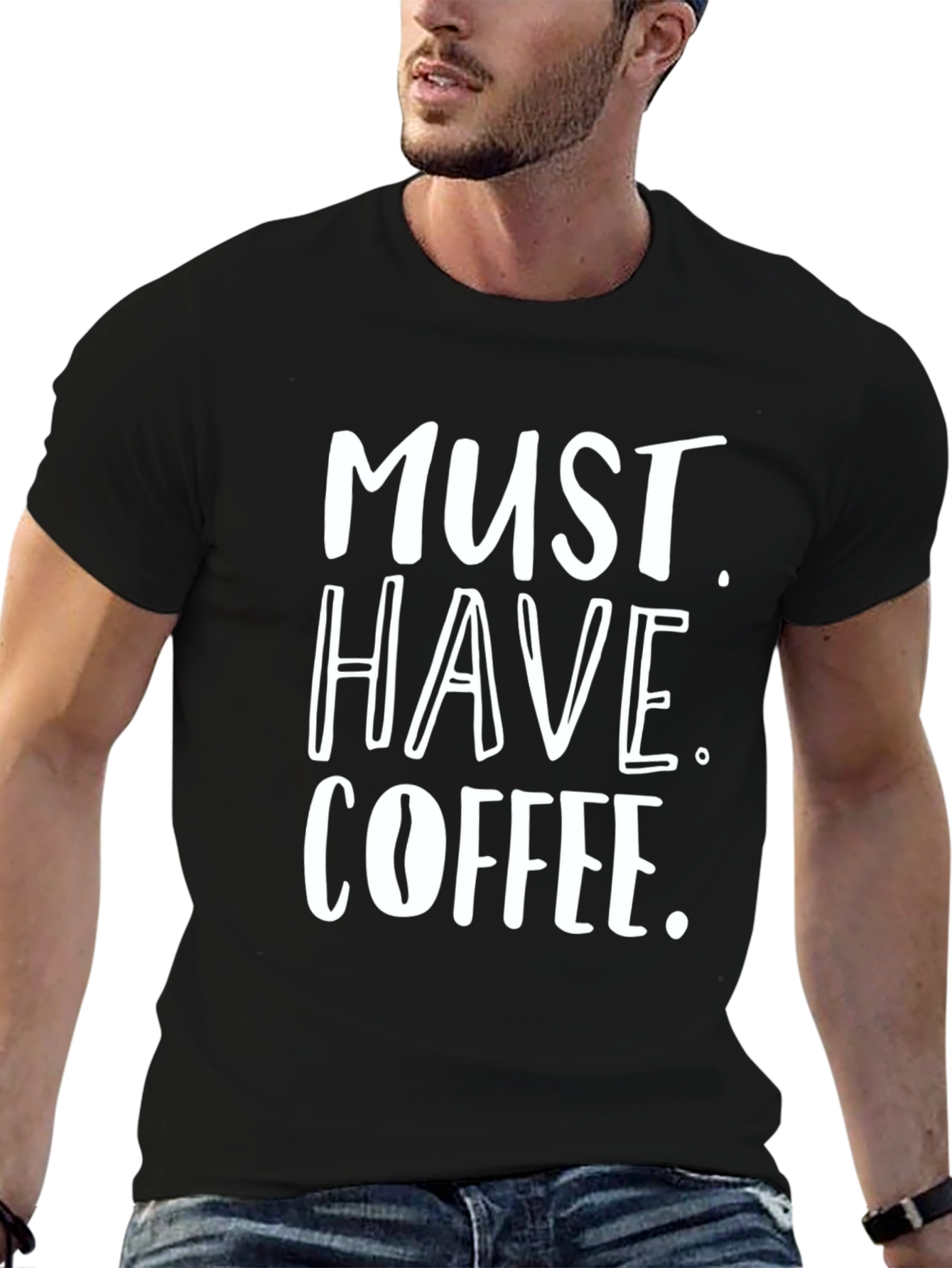 Must Have Coffee Graphic Tee - Black Unisex T-Shirt
