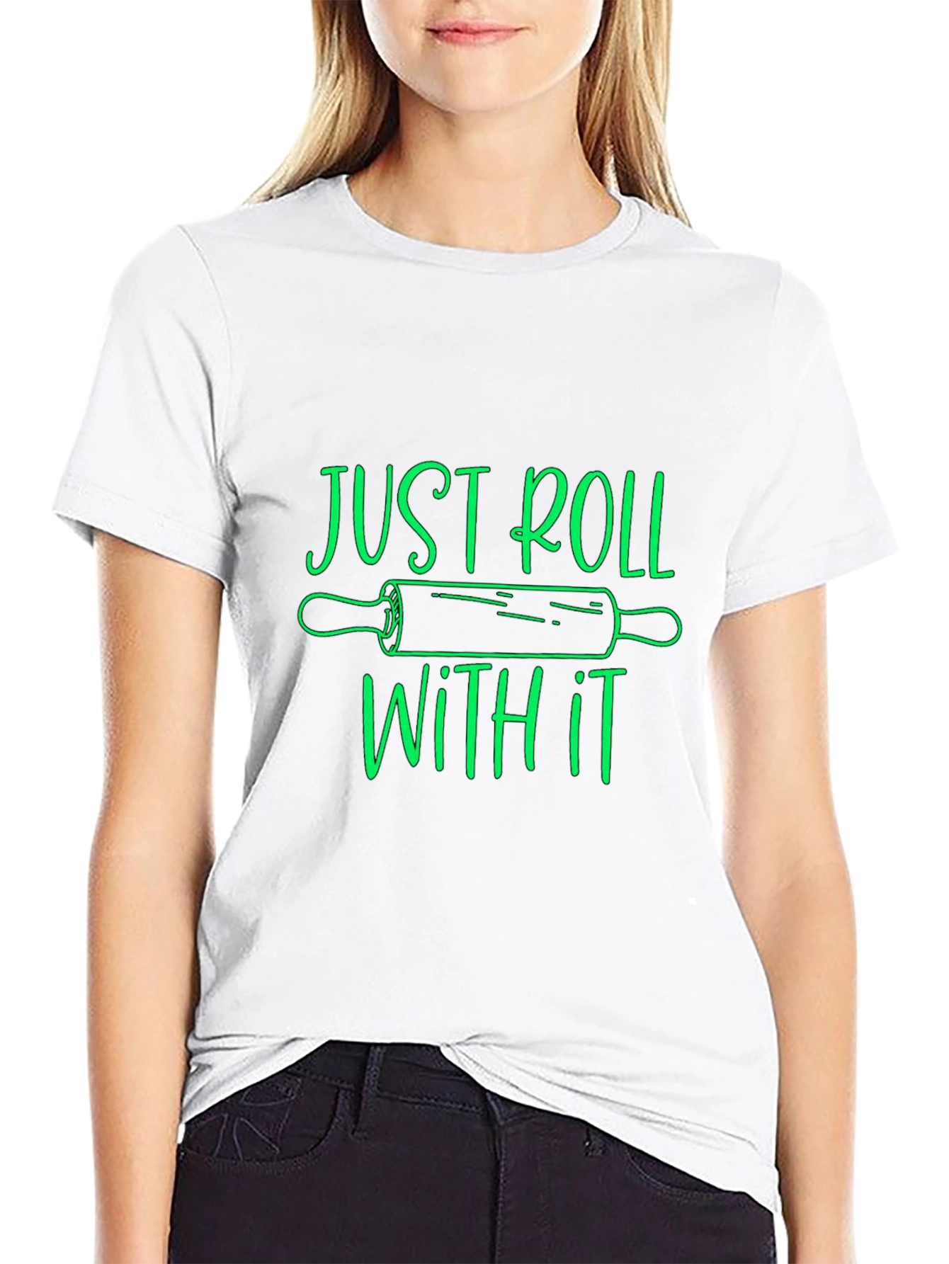 Just Roll With It Graphic T-Shirt