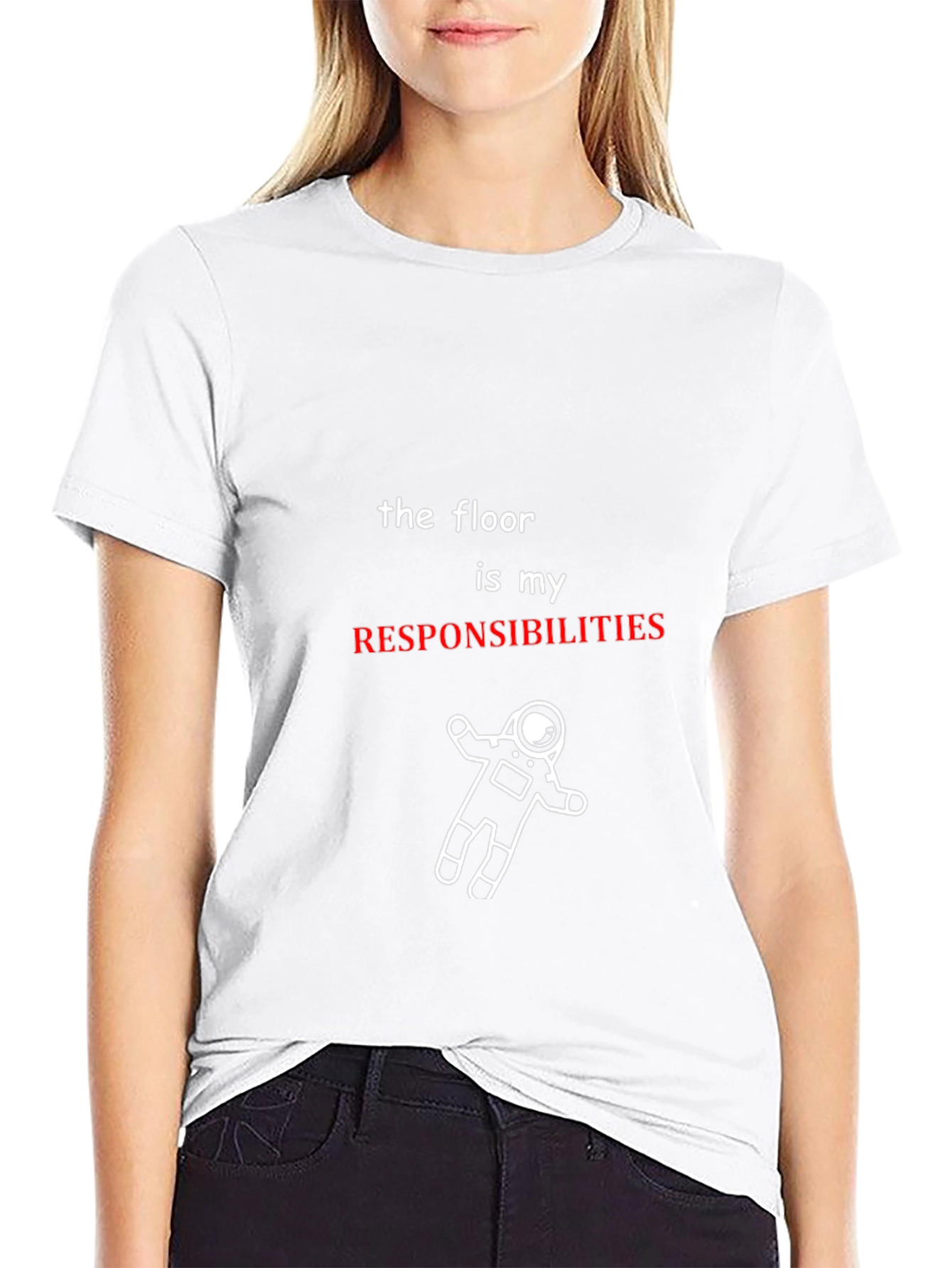 The Floor is My Responsibilities Graphic Tee