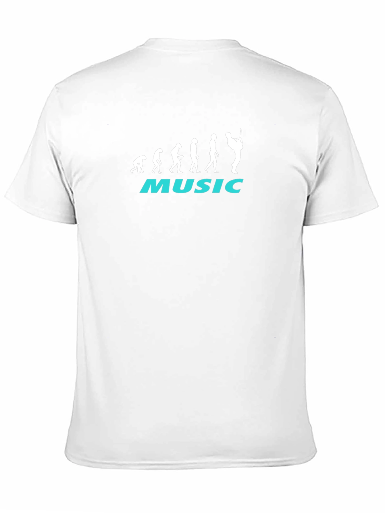 Music Evolution Graphic T-Shirt - Black