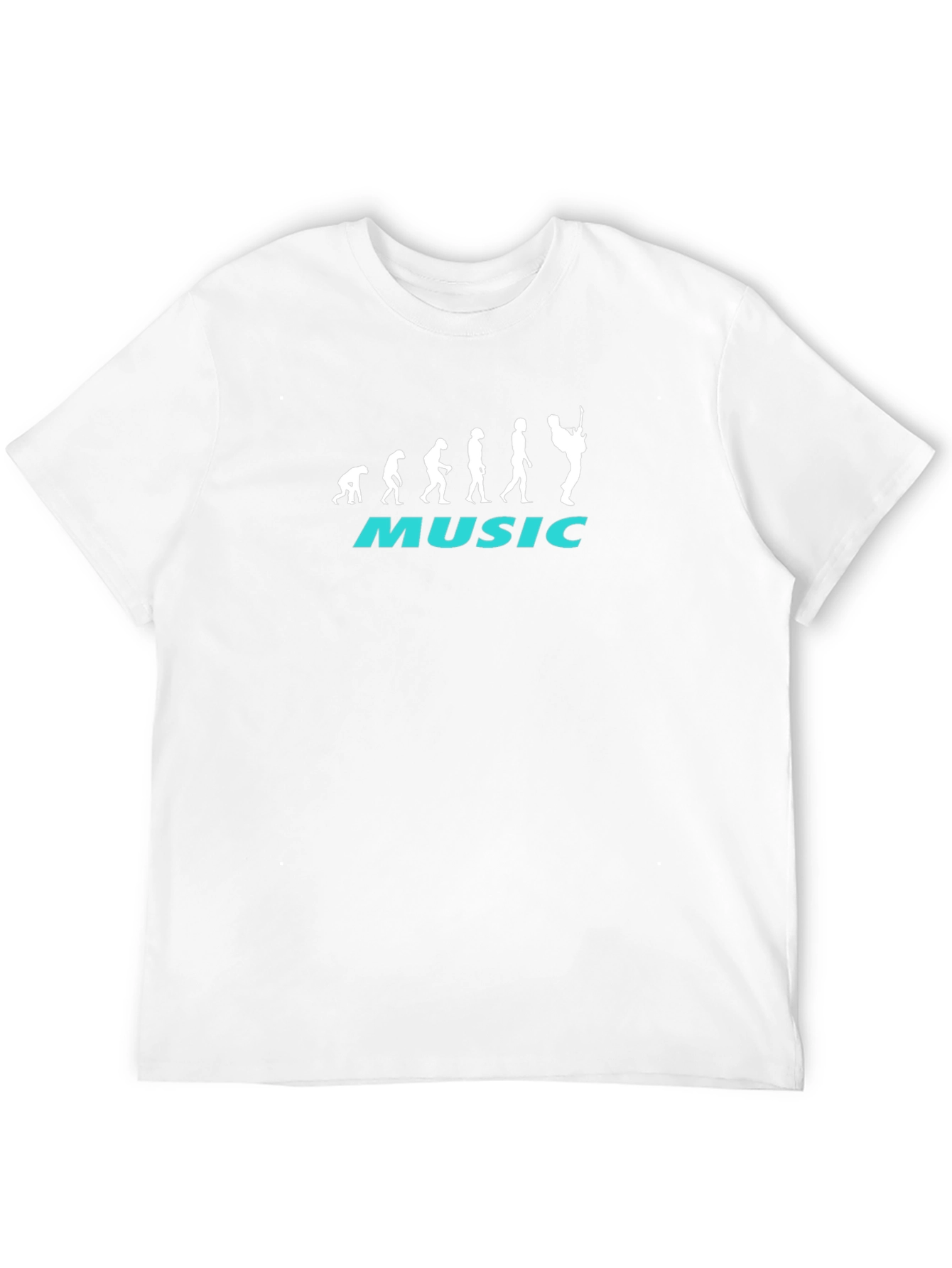 Music Evolution Graphic T-Shirt - Black