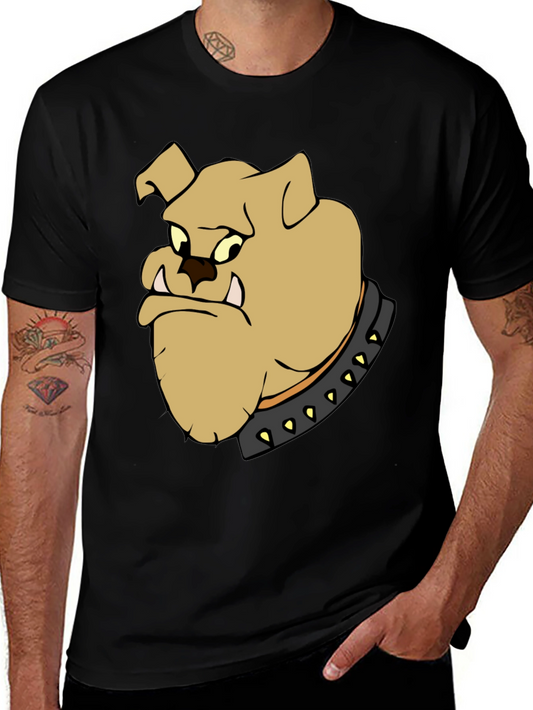 Cartoon Bulldog T-Shirt - Cool Graphic Tee