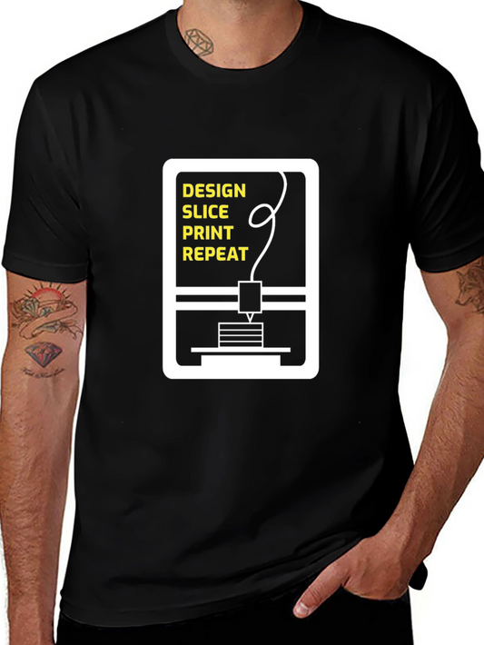 Design Slice Print Repeat T-Shirt