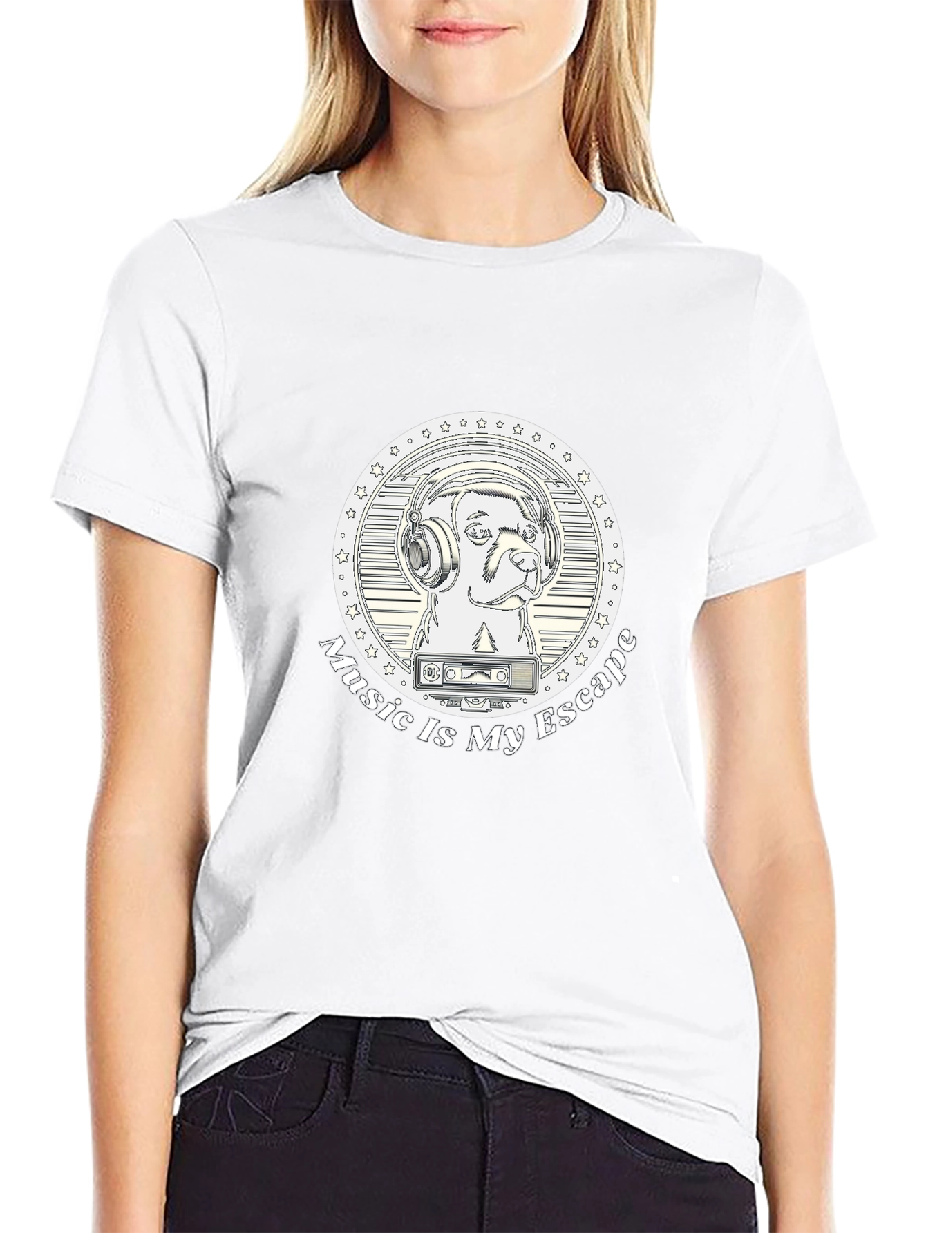 Music is My Escape Graphic Tee