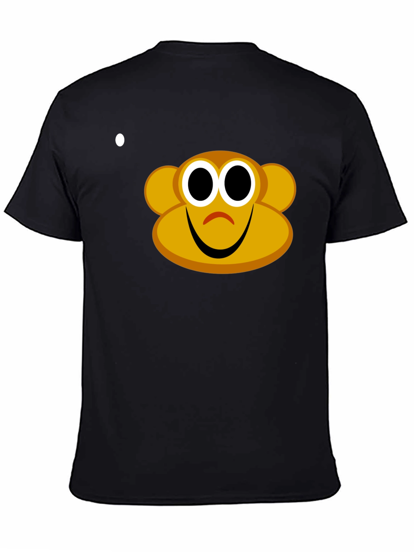Monkey Graphic Tee - Black Cotton Blend