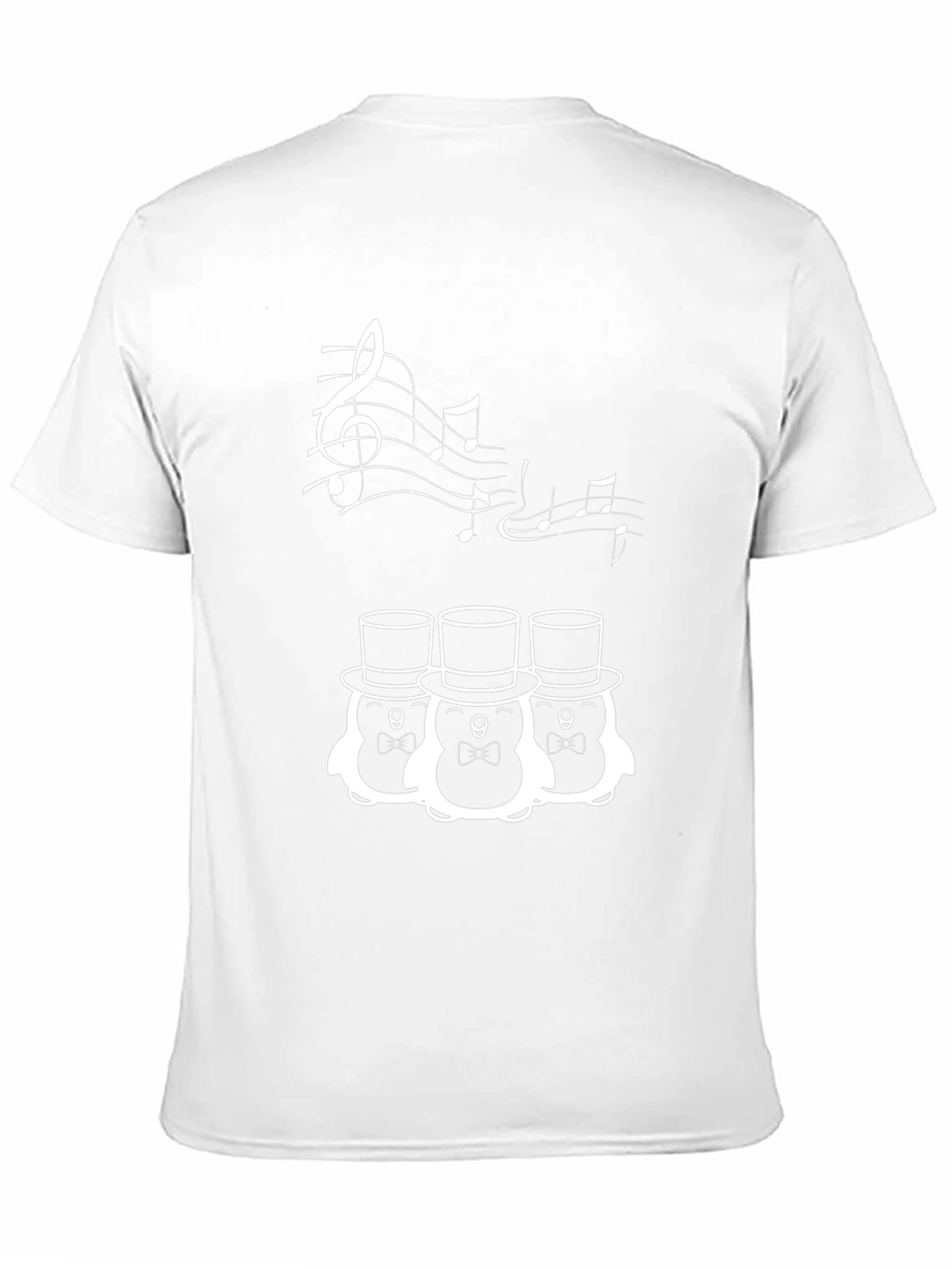 Musical Penguin Trio Black T-Shirt