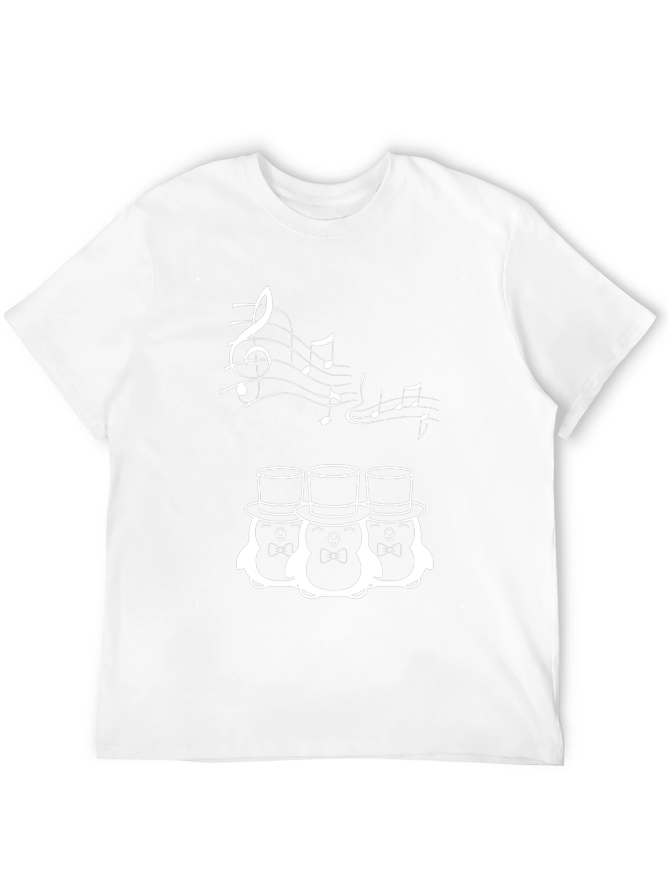 Musical Penguin Trio Black T-Shirt