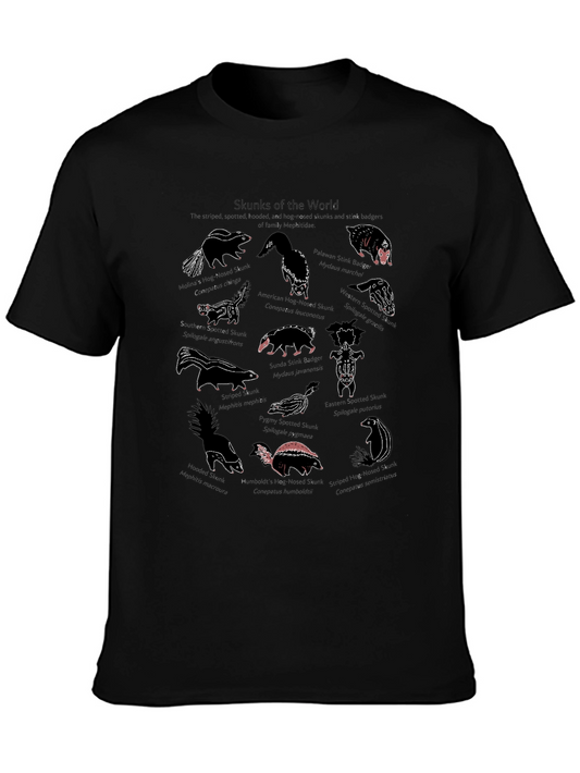 Skunks of the World Graphic T-Shirt