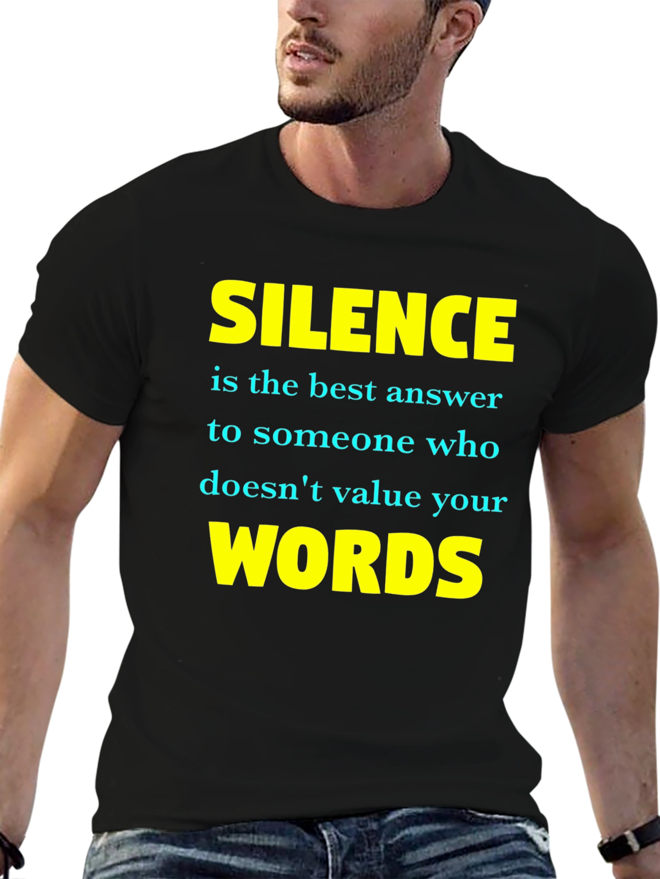 Silence is the Best Answer Graphic Tee