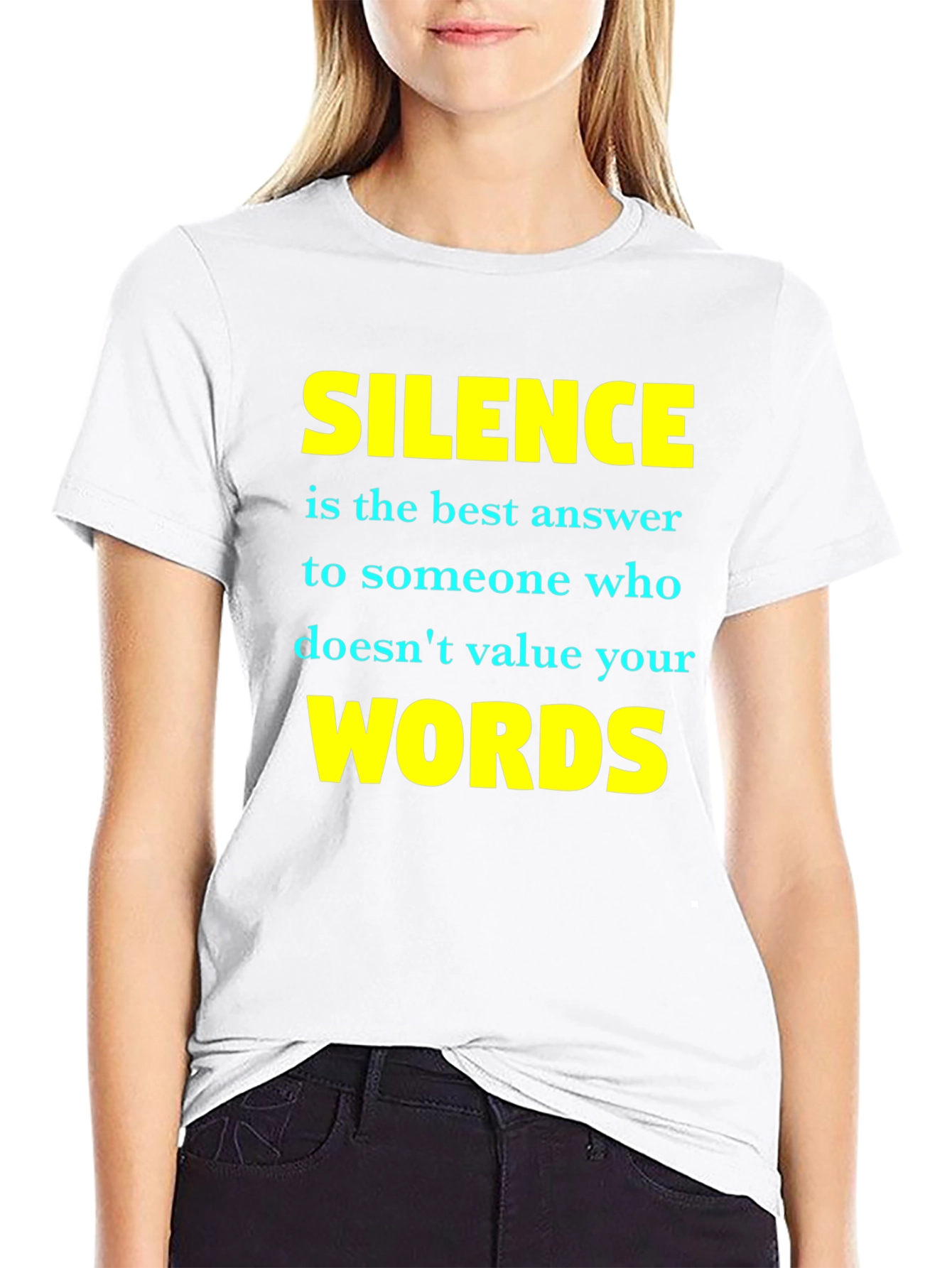 Silence is the Best Answer Graphic Tee