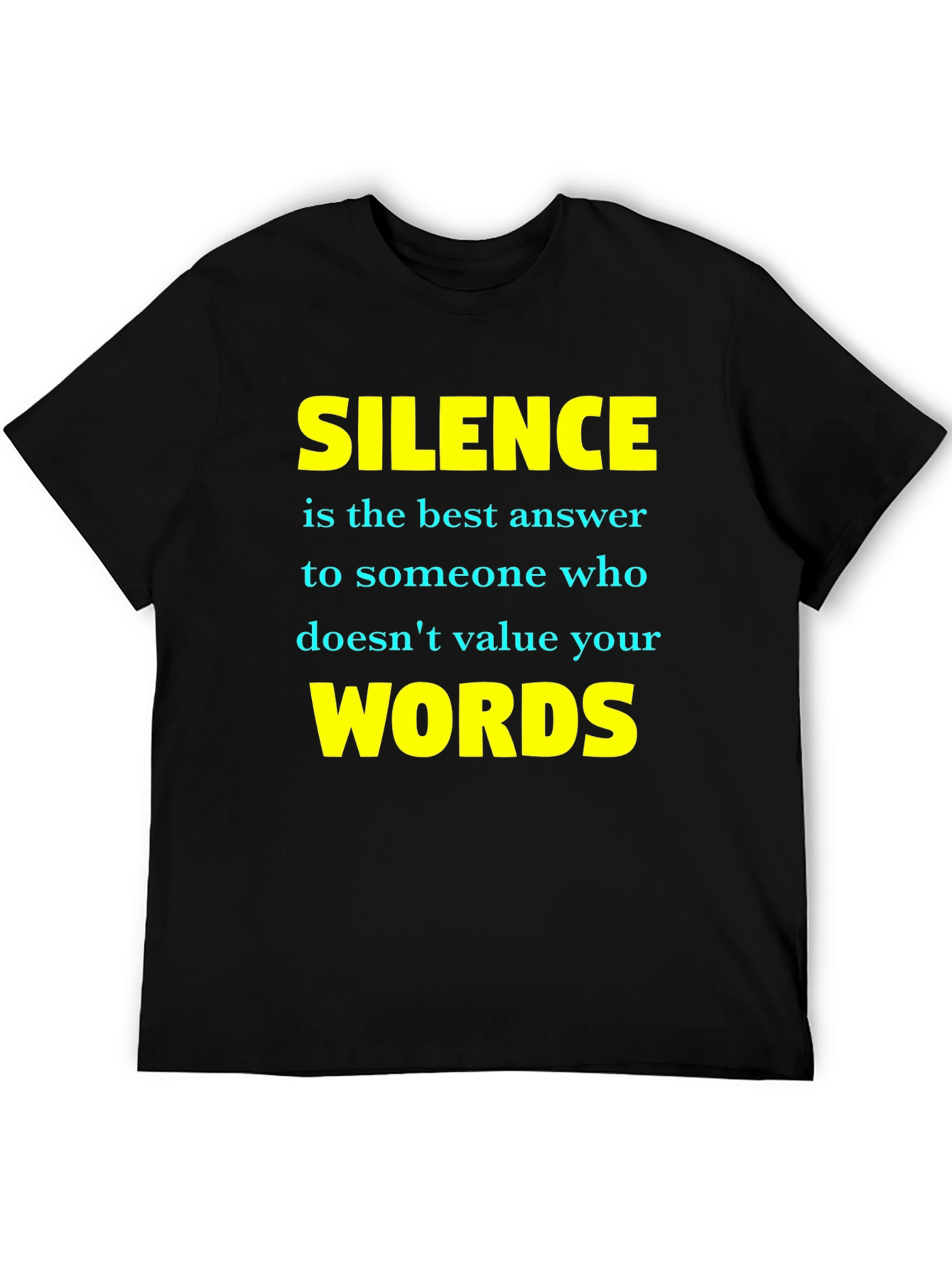 Silence is the Best Answer Graphic Tee