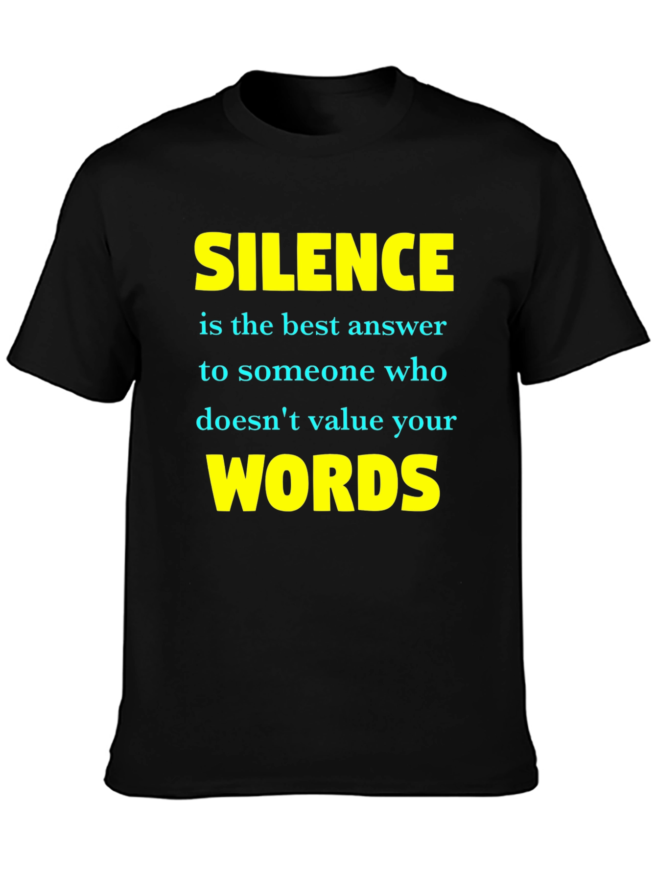 Silence is the Best Answer Graphic Tee