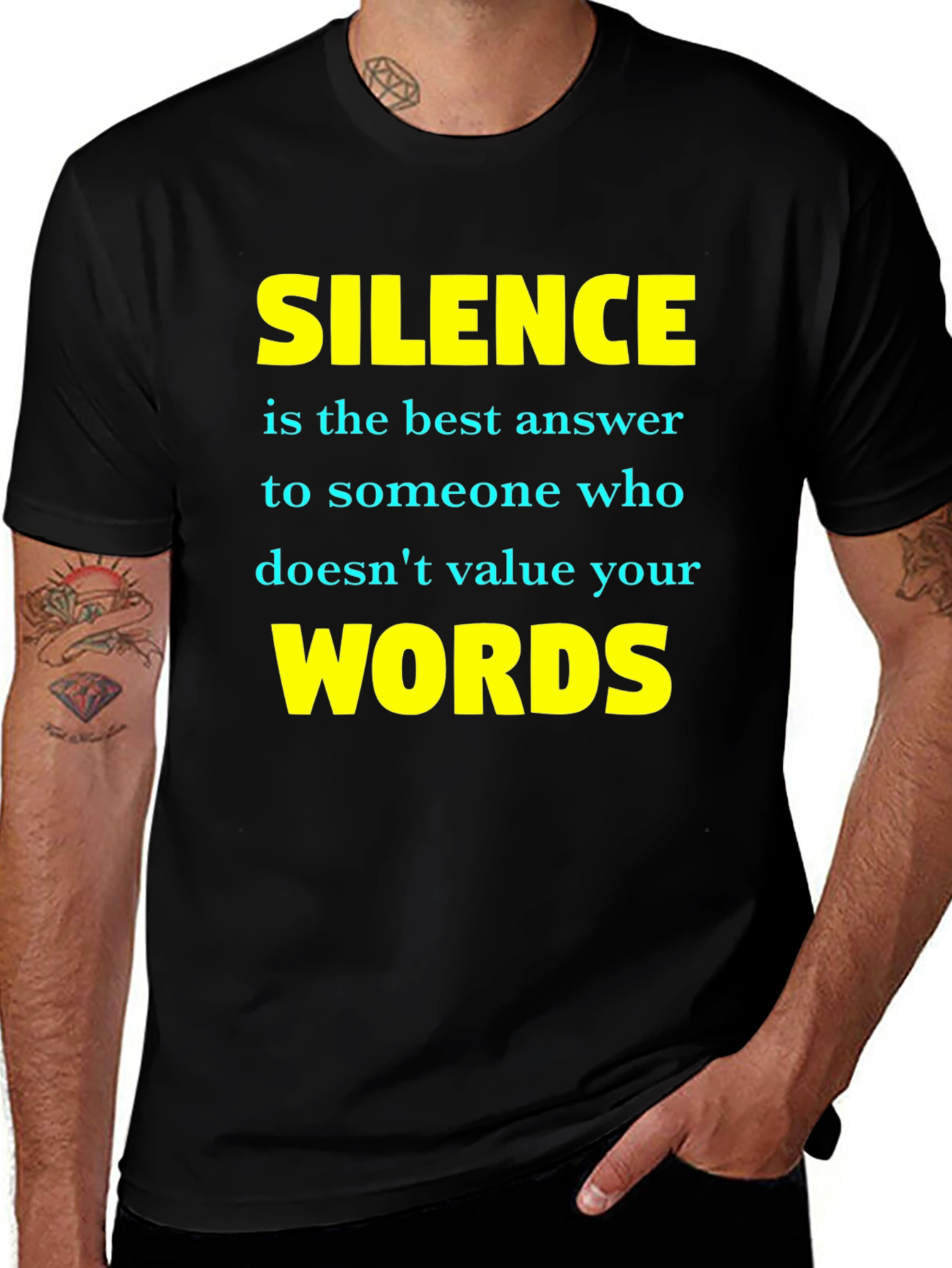 Silence is the Best Answer Graphic Tee