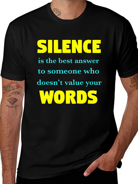 Silence is the Best Answer Graphic Tee