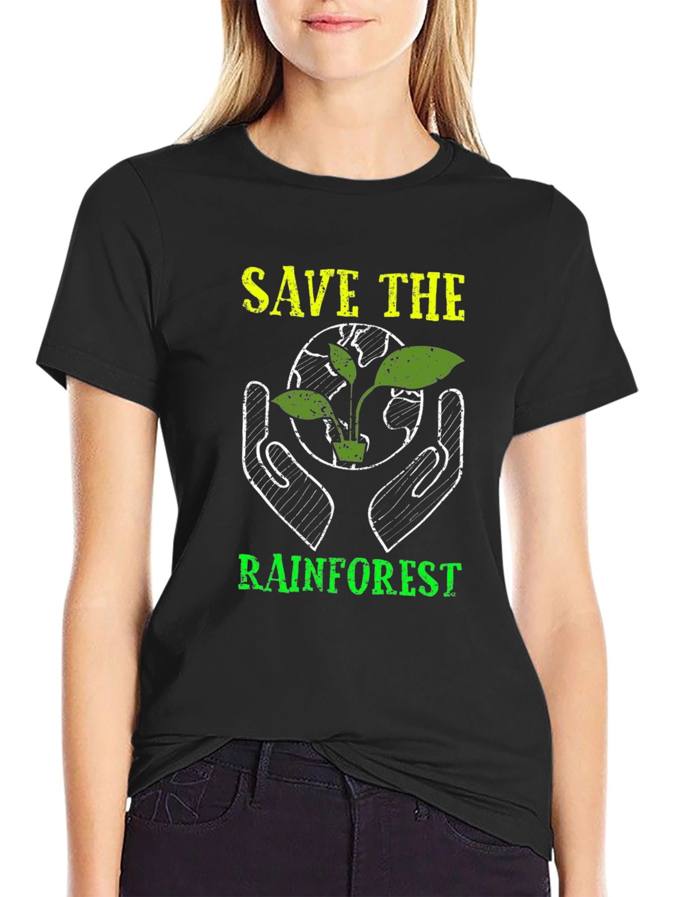 Save the Rainforest Graphic T-Shirt