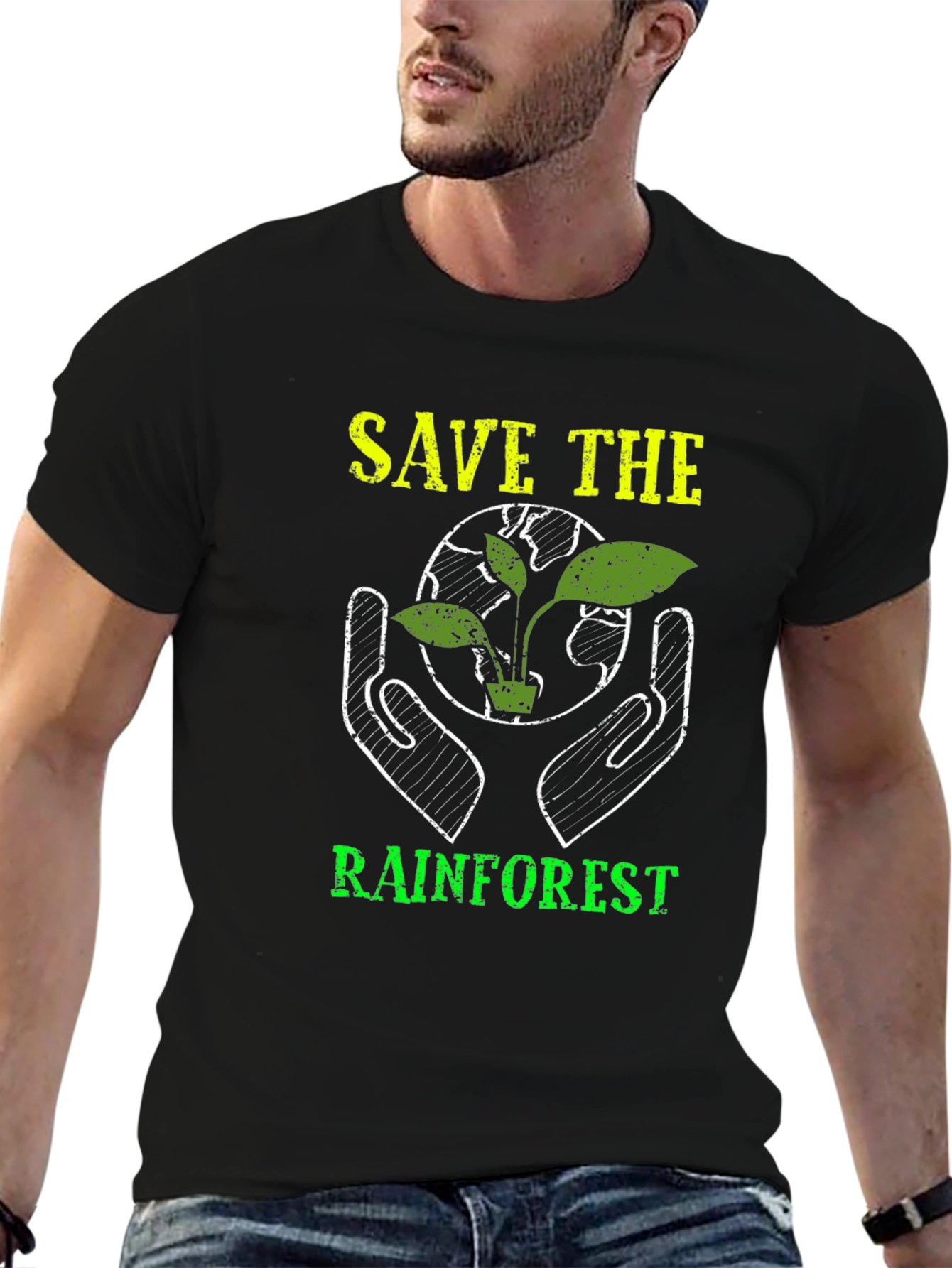 Save the Rainforest Graphic T-Shirt