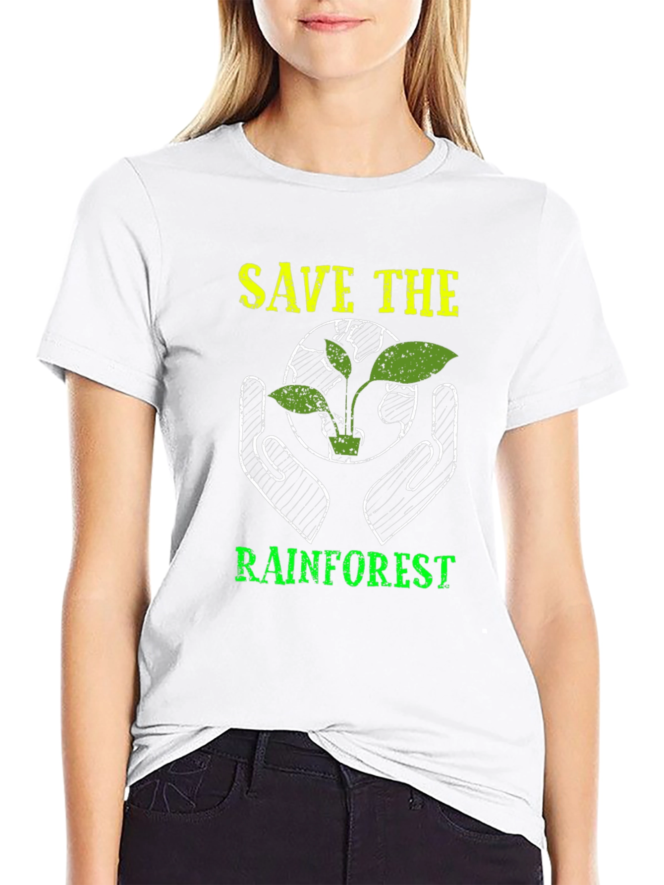 Save the Rainforest Graphic T-Shirt