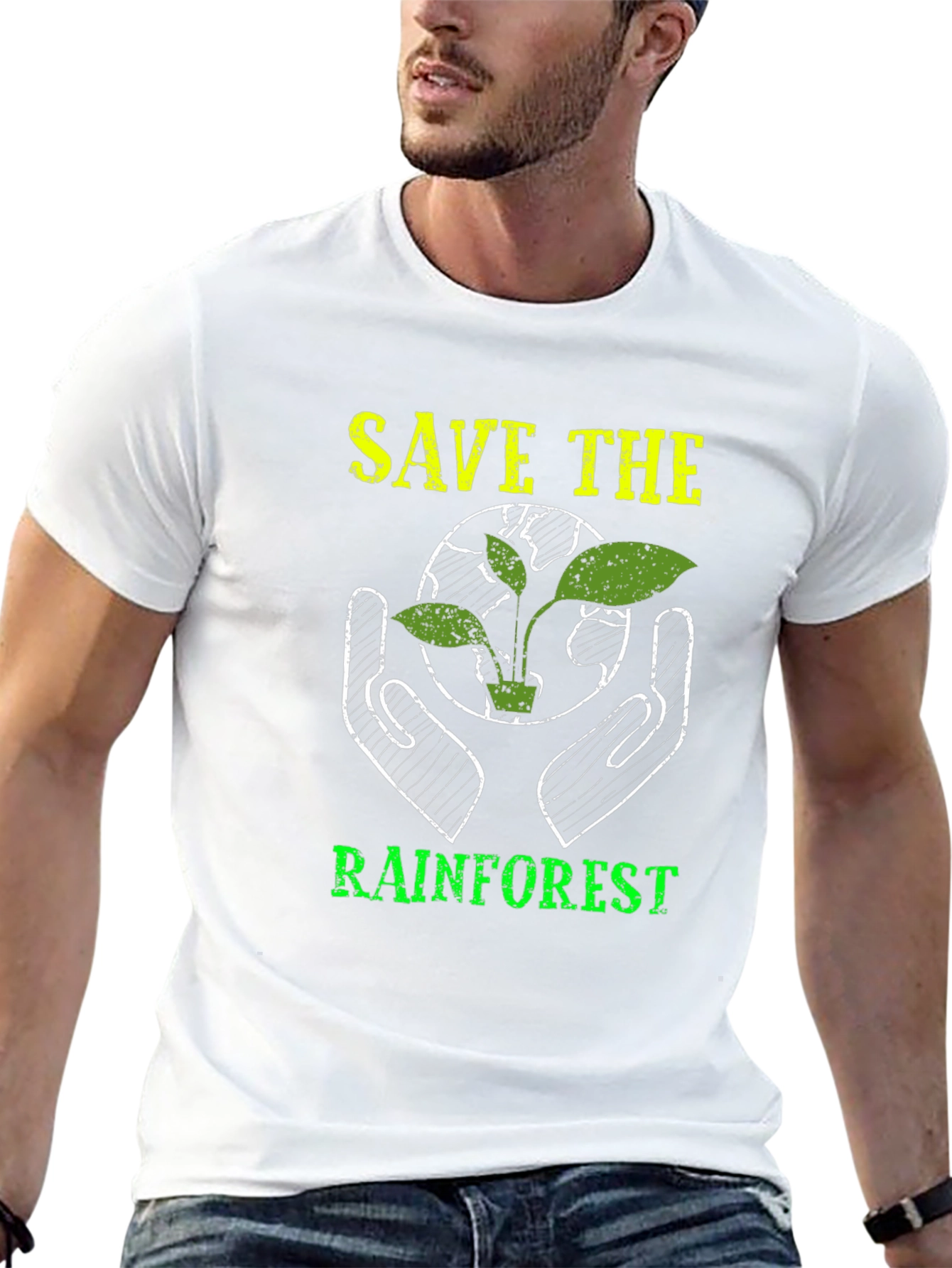 Save the Rainforest Graphic T-Shirt