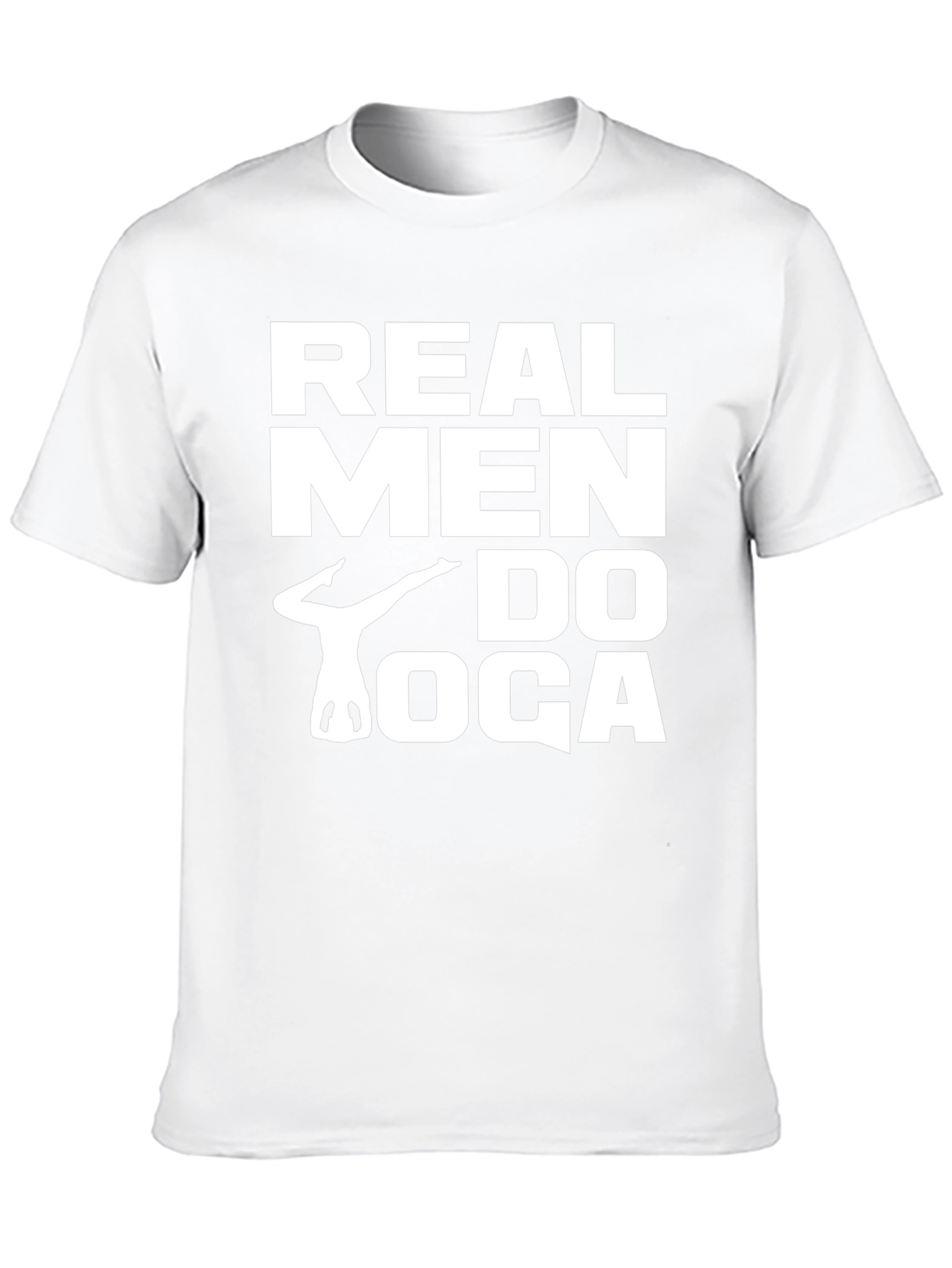 Real Men Do Yoga T-Shirt - Black