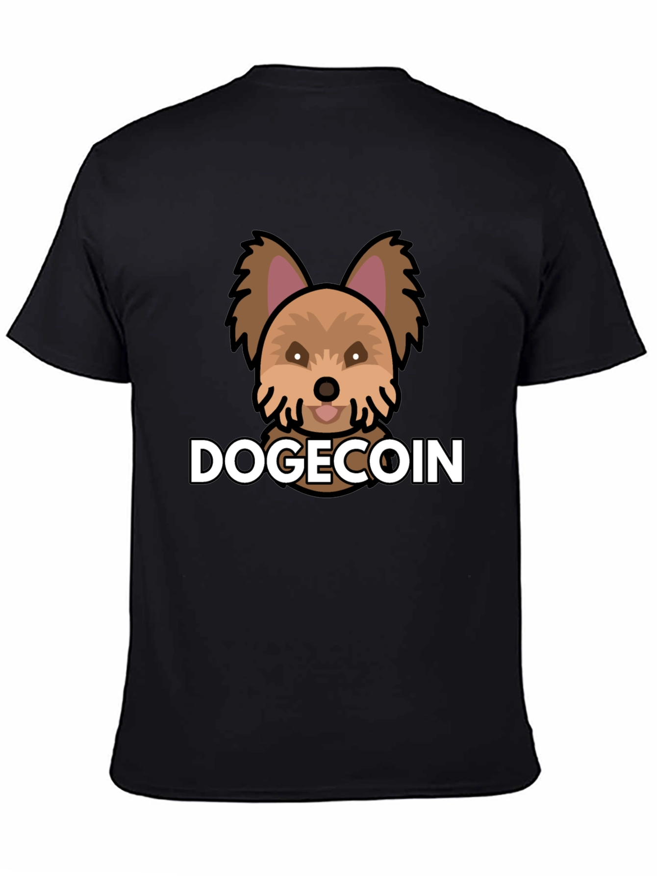 DogeCoin Graphic Tee - Black T-Shirt