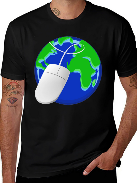 Earth Mouse Graphic Tee - Geek Chic Style