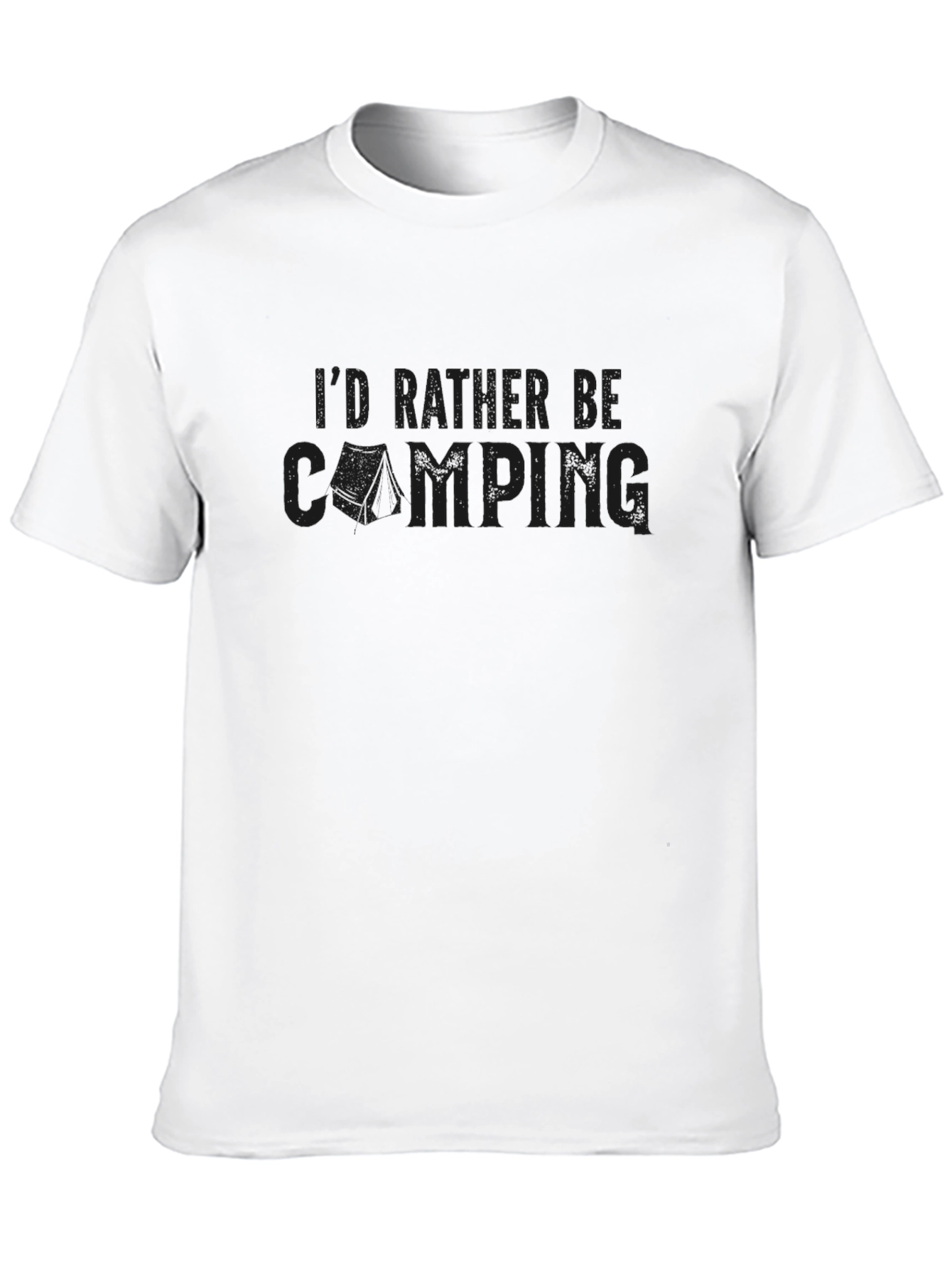 Camping Graphic Tee - Id Rather Be Camping Shirt