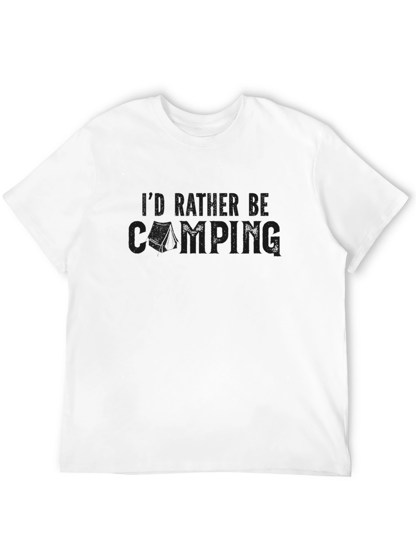 Camping Graphic Tee - Id Rather Be Camping Shirt