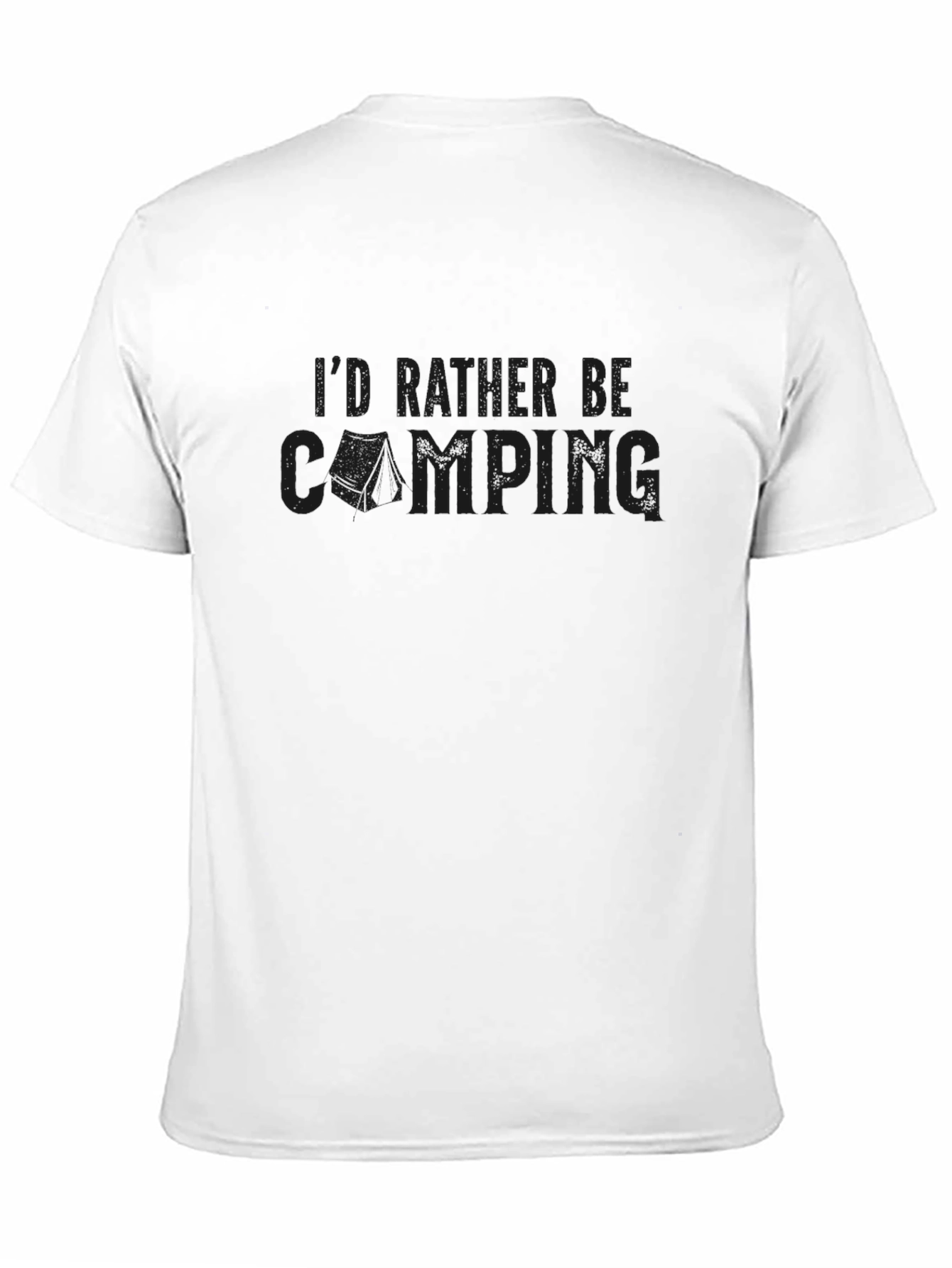 Camping Graphic Tee - Id Rather Be Camping Shirt