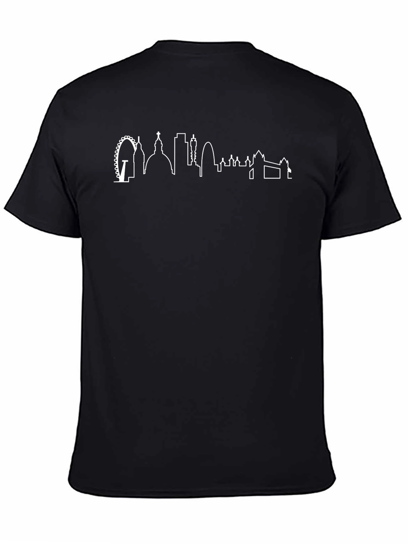 London Skyline Graphic Tee - Classic Black