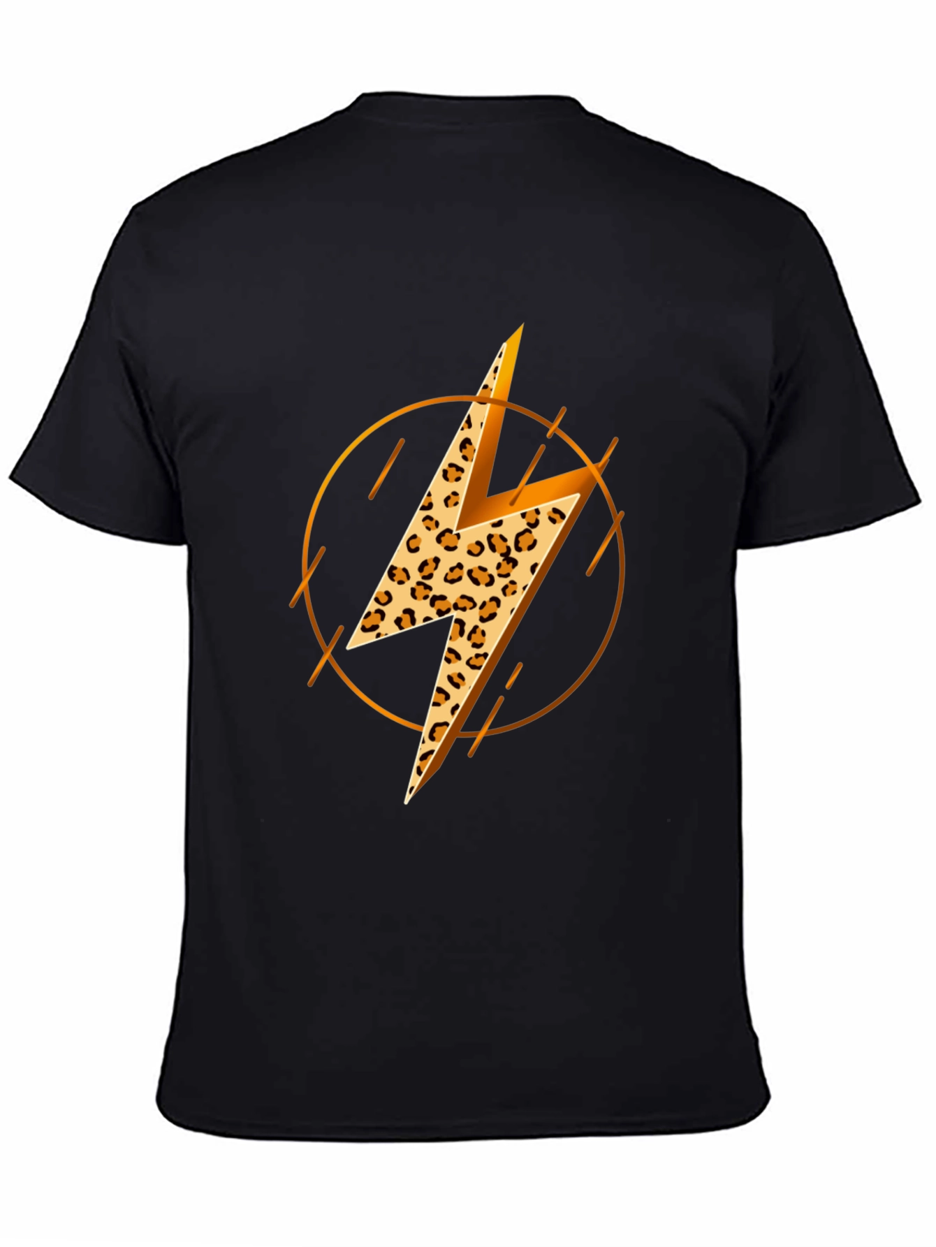 Leopard Lightning Bolt Graphic Tee