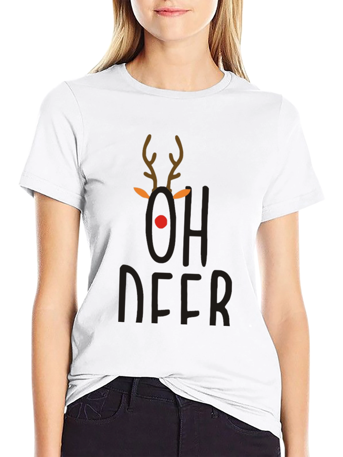 Oh Deer Christmas T-Shirt - Holiday Fun!