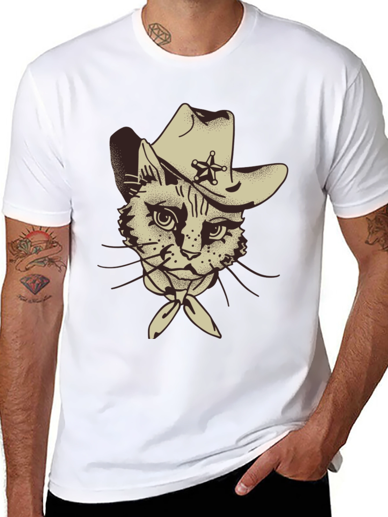 Cool Cat Cowboy T-Shirt