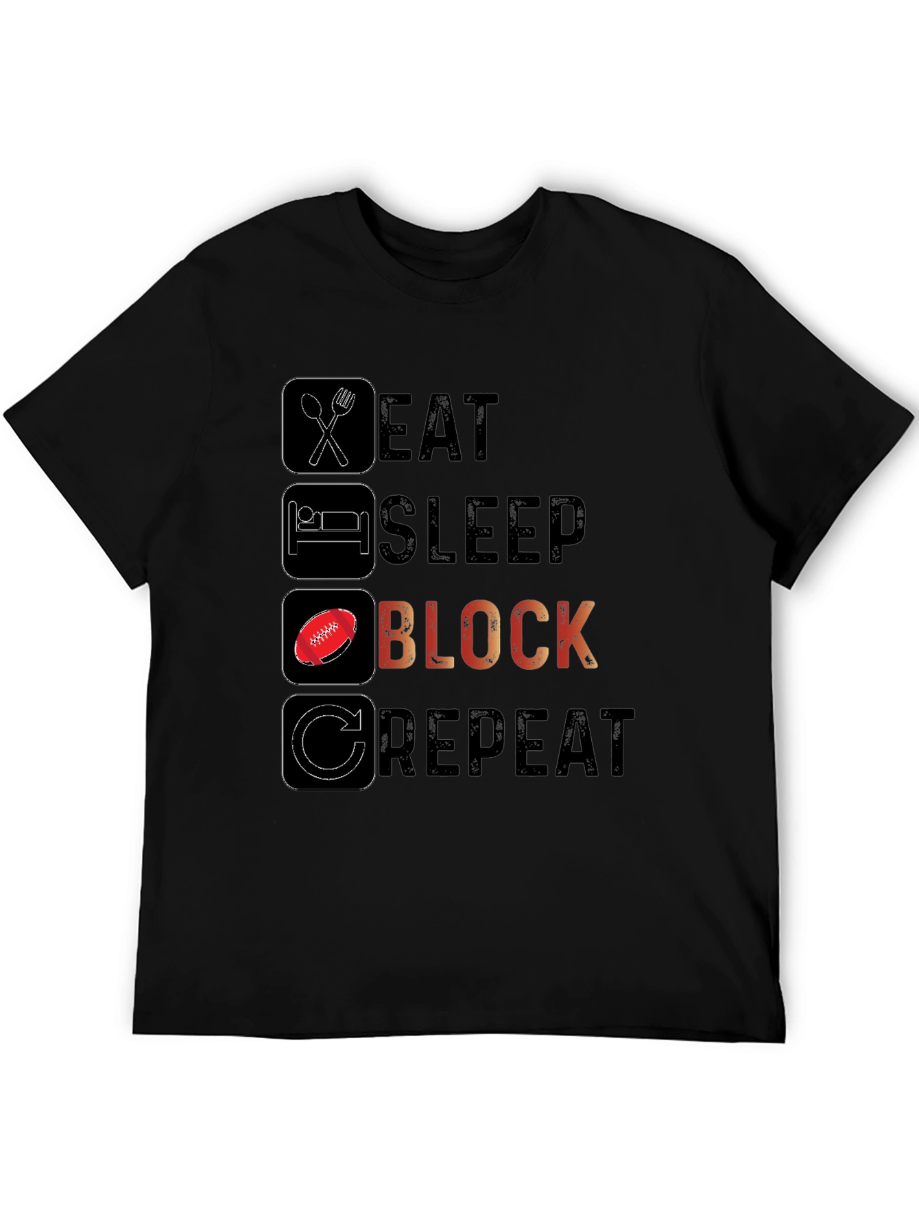 Eat Sleep Block Repeat T-Shirt