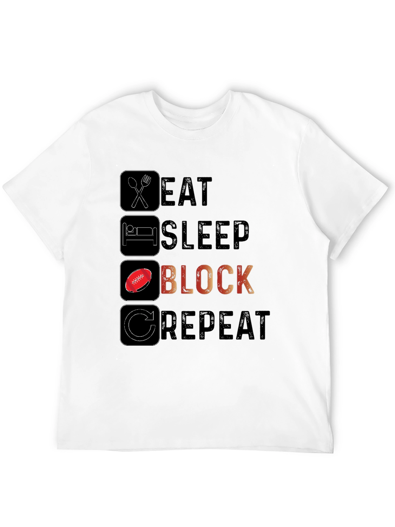 Eat Sleep Block Repeat T-Shirt