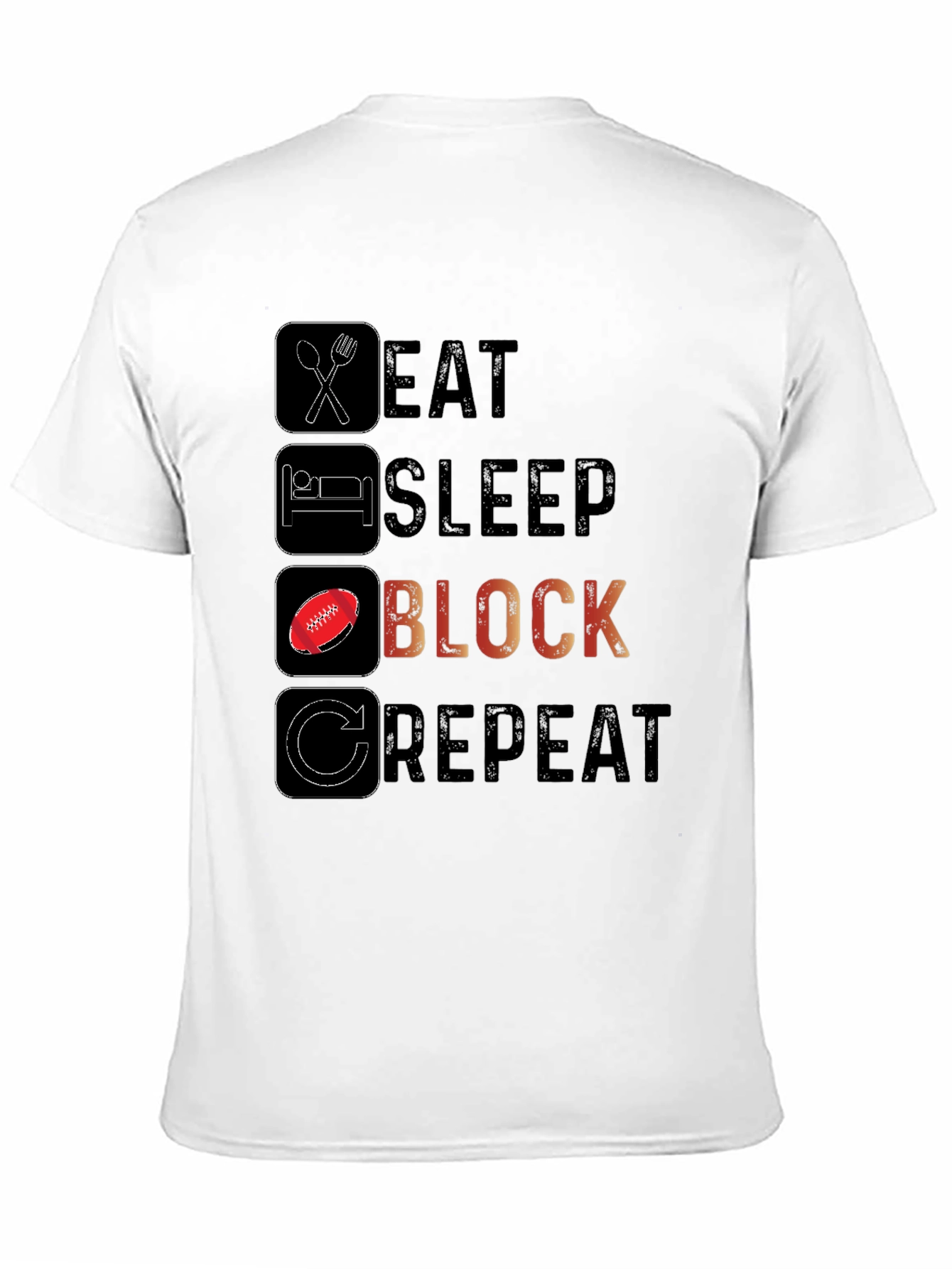 Eat Sleep Block Repeat T-Shirt
