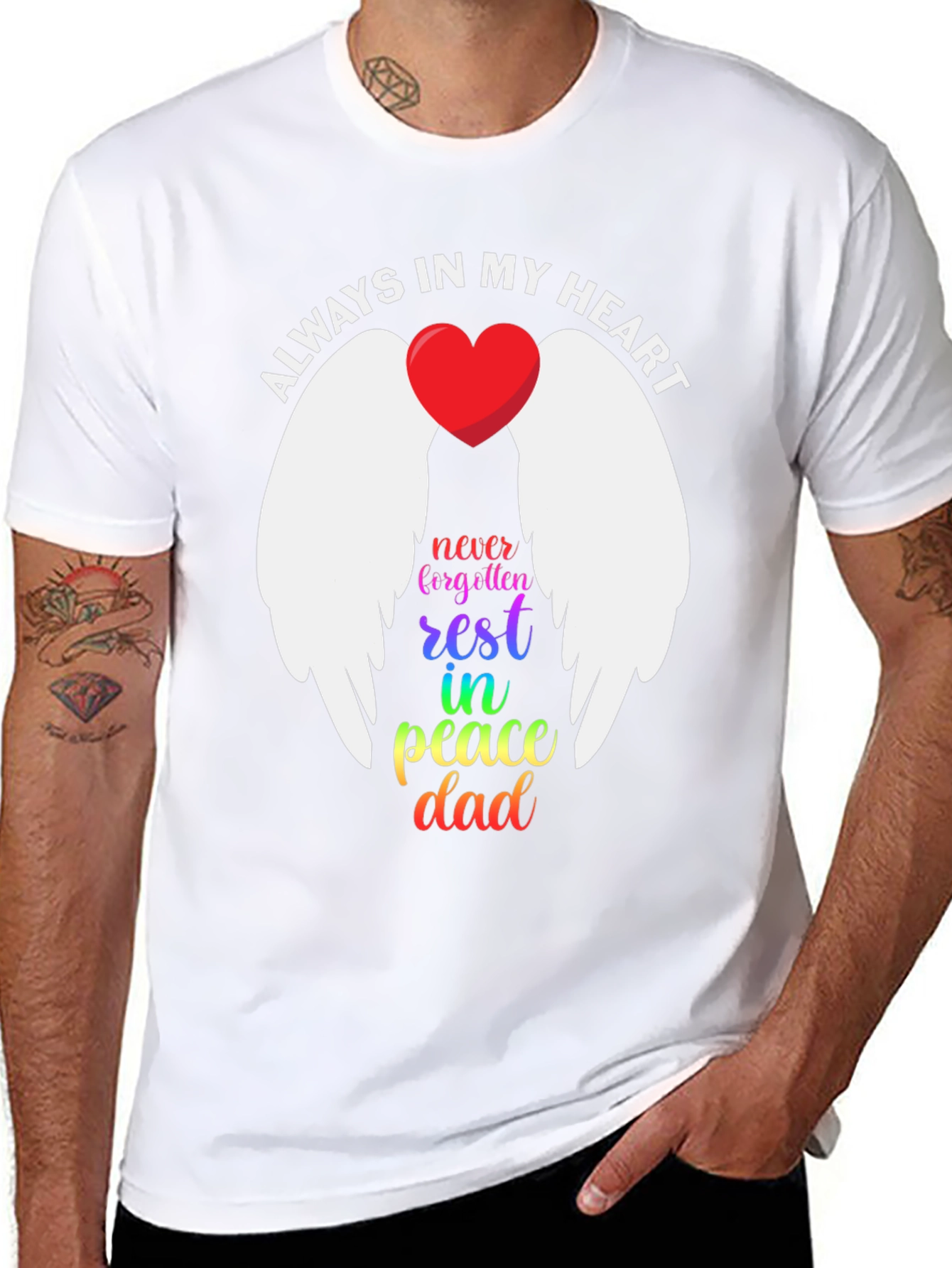 Always In My Heart Memorial T-Shirt