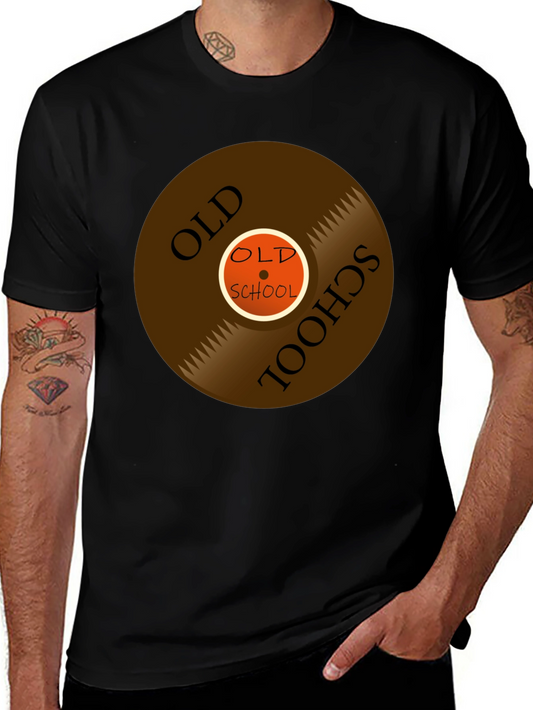 Old School Vinyl Record Graphic Tee