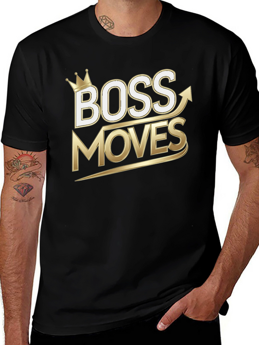 Boss Moves Graphic Tee - Black